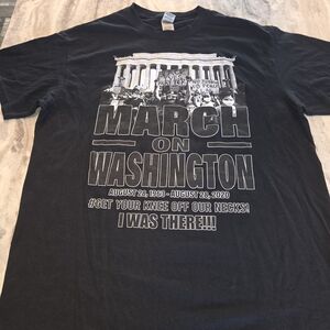 MARCH ON WASHINGTON Black Tshirt From 2020 Medium